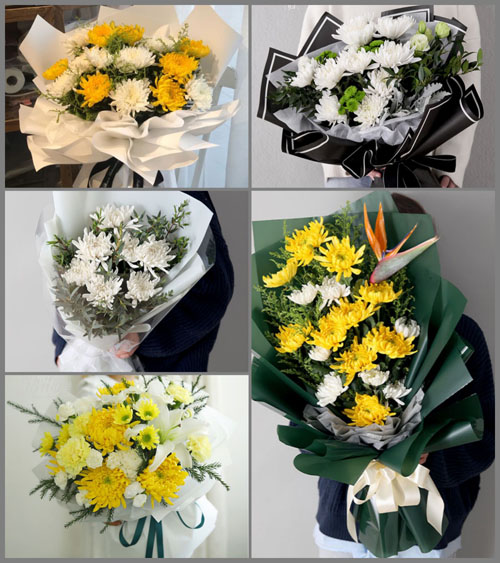云南昆明盘龙区滇源街道竹箐口村白事花束代送